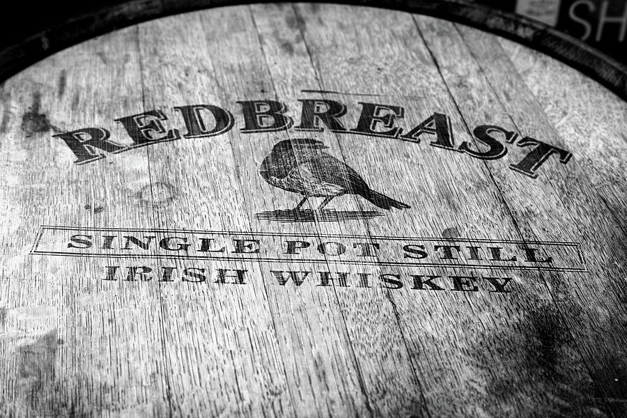 Redbreast Whiskey Barrel Top Photograph - Redbreast Whiskey Barrel by Georgia Clare