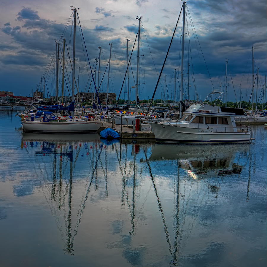 Reefpoint Marina Square Format Photograph by Dale Kauzlaric