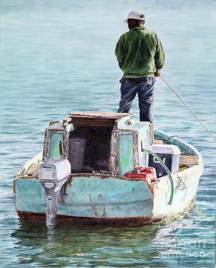 Reflections II Painting by Roshanne Minnis-Eyma