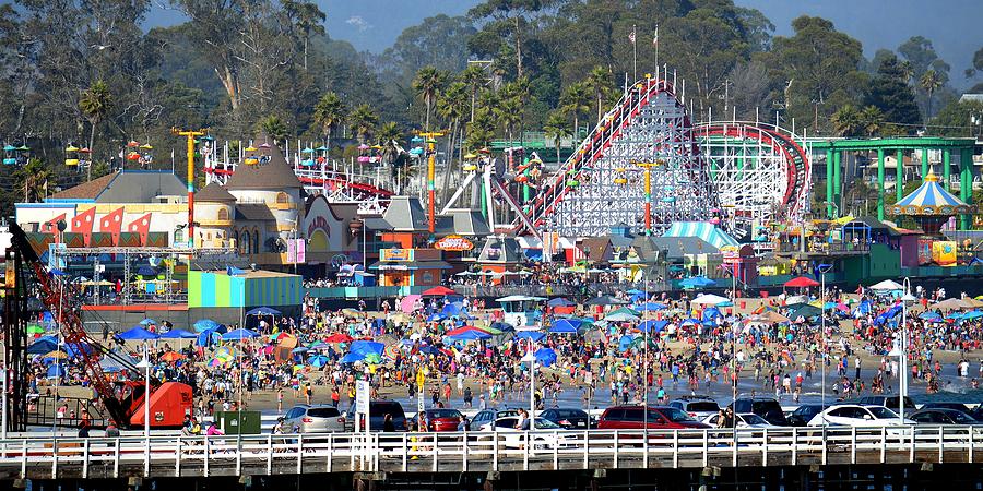 Santa Cruz Boardwalk Photograph by KJ Swan