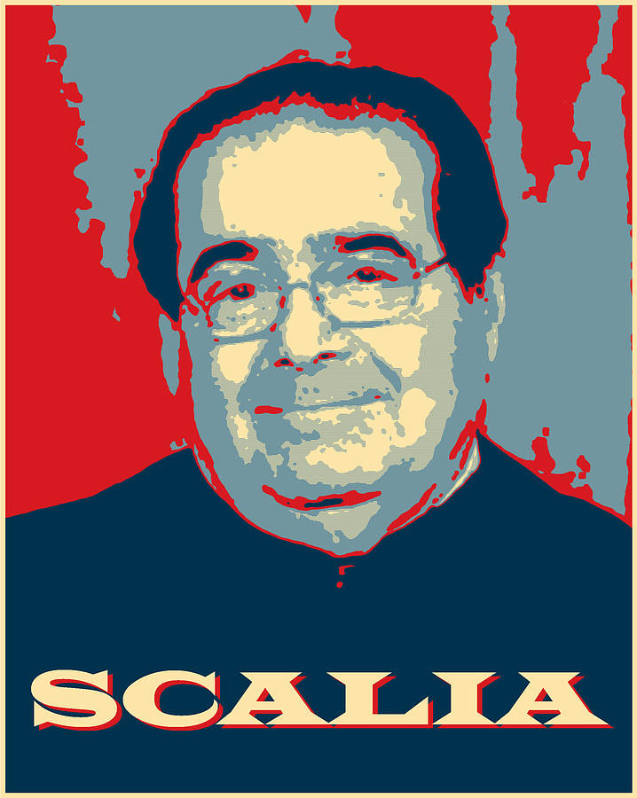 Antonin Scalia Pop Art Poster Digital Art - Scalia by Richard Reeve