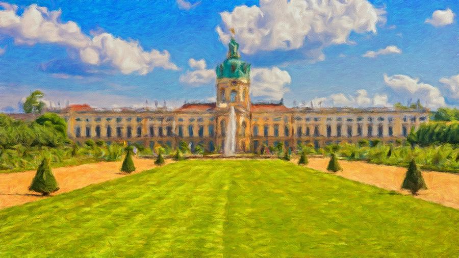 Schloss Charlottenburg in Berlin Digital Art by Miroslav Liska