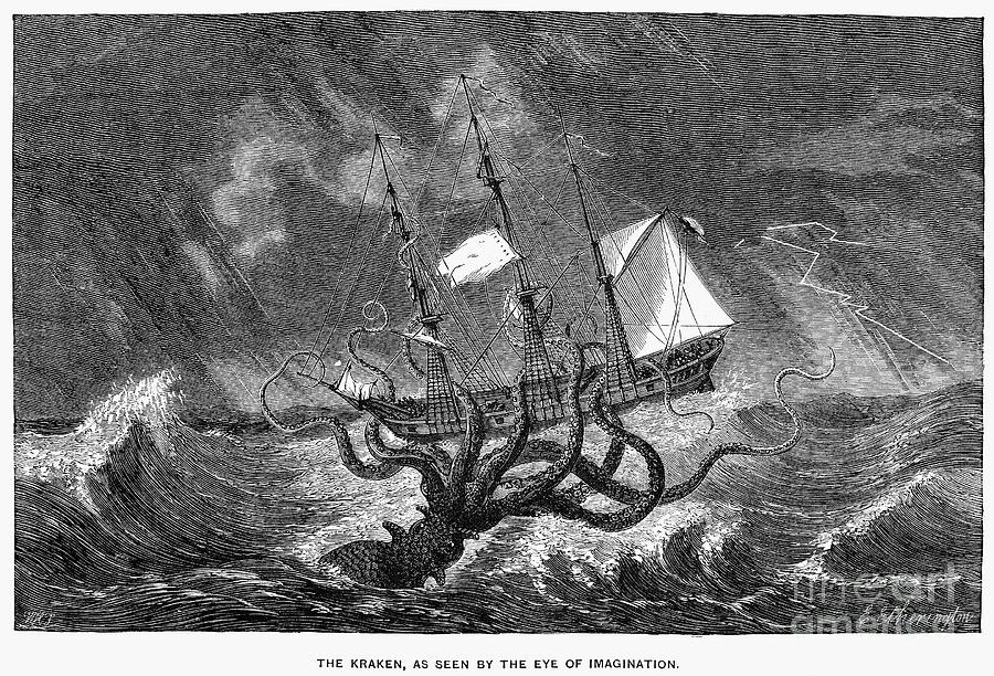 SEA MONSTER, 19th CENTURY by Granger