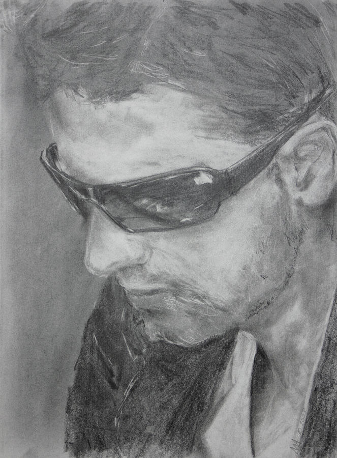 Shades Drawing by Madeleine Arnett