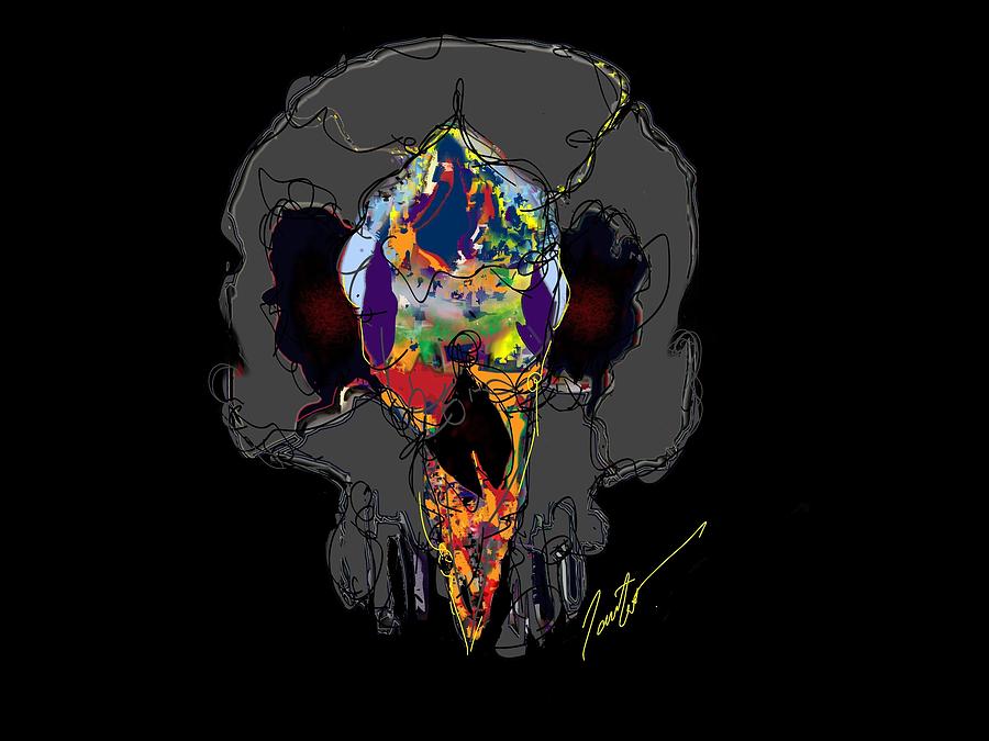 Skull and Canine Digital Art by Ianto Thomas
