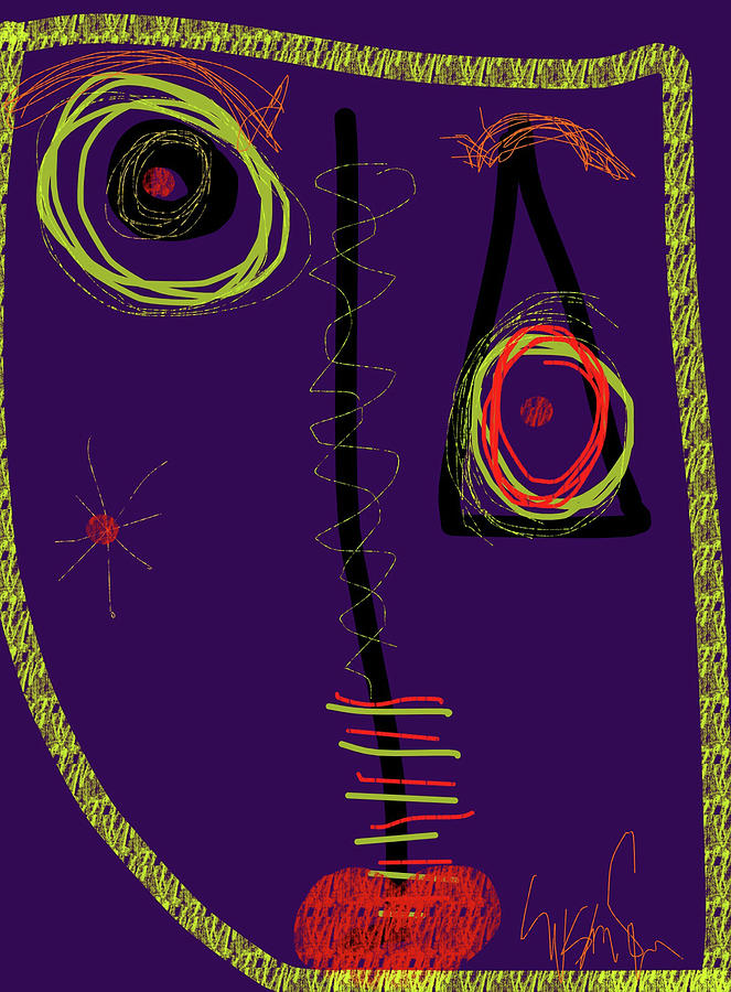 Smiro in Memoriam to Roland Hassanein Digital Art by Susan Fielder