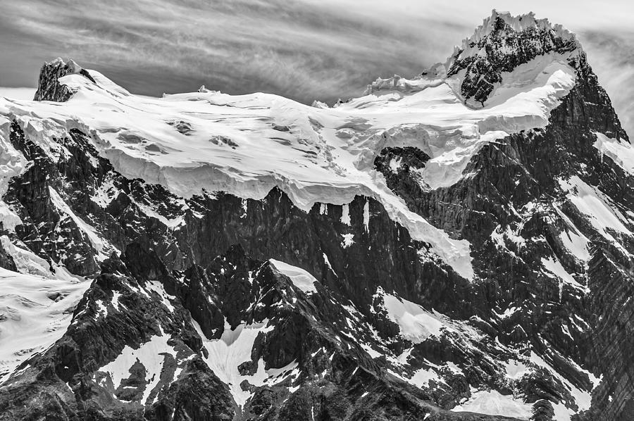 Snow Covered Mountains - Patagonia Photograph Photograph by Duane Miller