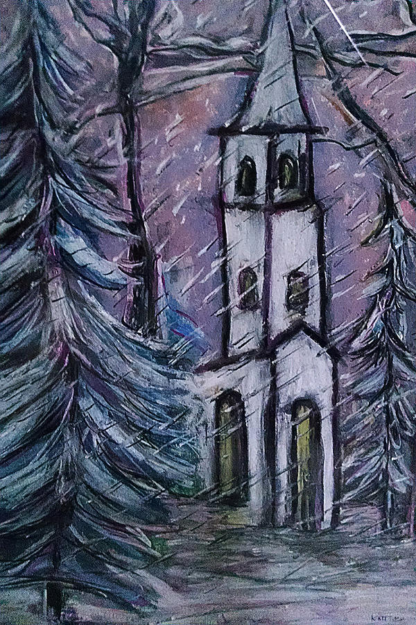 Snowscape Pastel by Katt Yanda