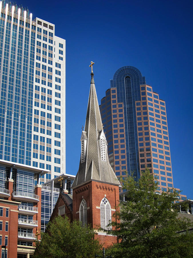 Solace in Charlotte N C Photograph by Mary Lee Dereske