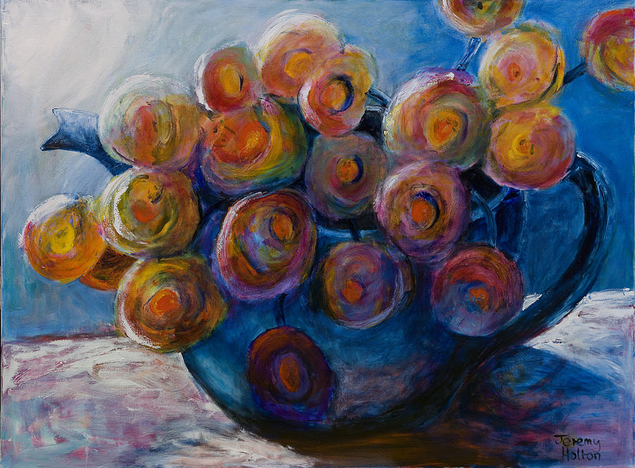 Song of flowers Painting by Jeremy Holton