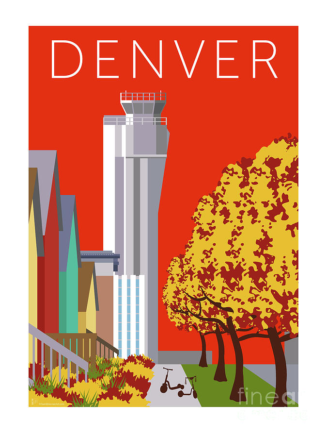 Stapleton Fall Digital Art by Sam Brennan