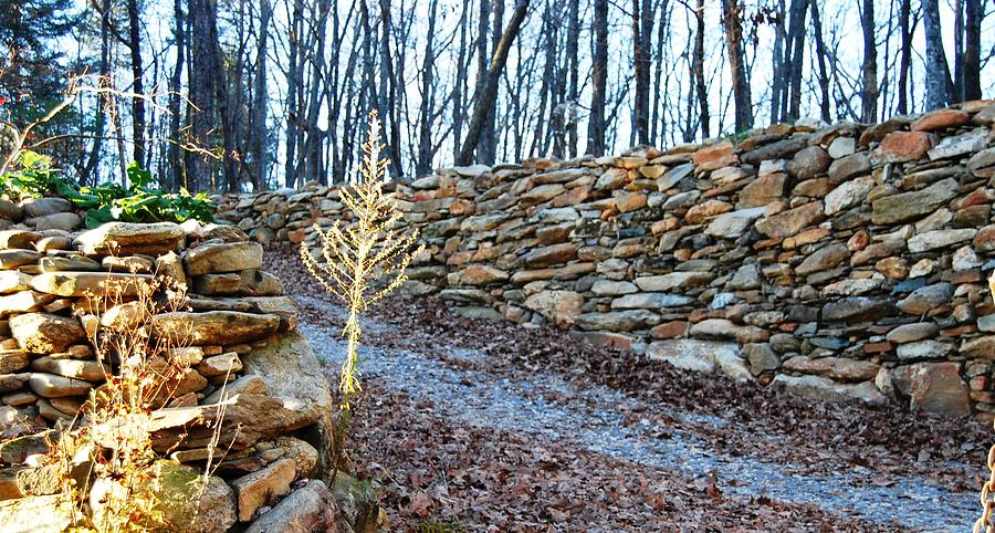 Stone Wall GA Mountain 1 Photograph by Angela J Murray