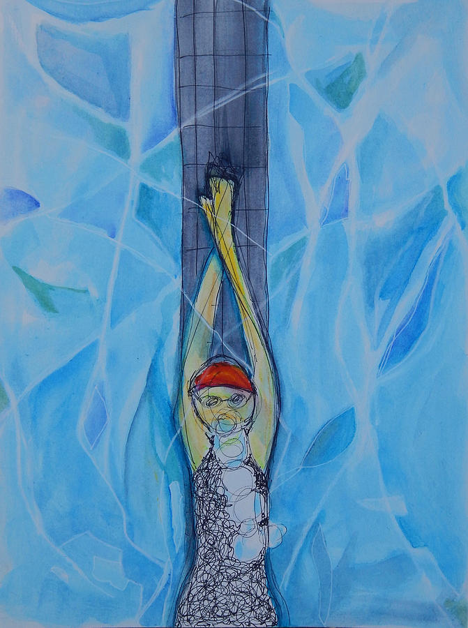 Streamline.MaryMConner Mixed Media by Mary Conner