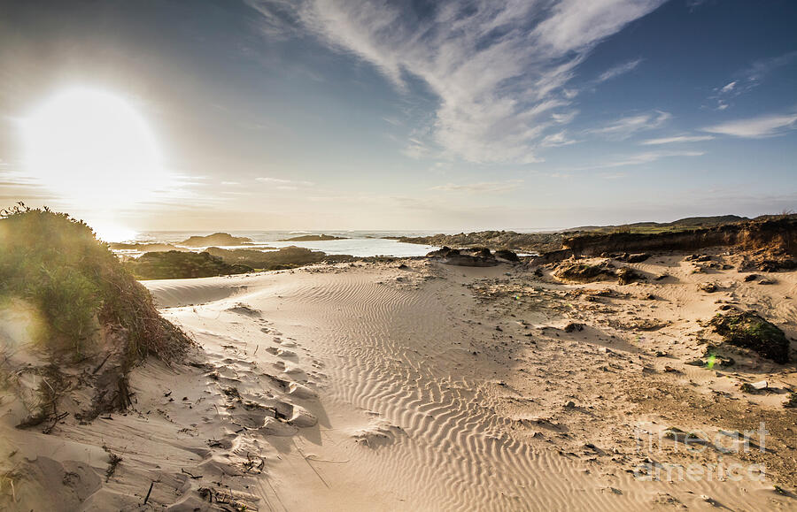 Granville Beach at Sunset Photograph - Summer oasis by Jorgo Photography