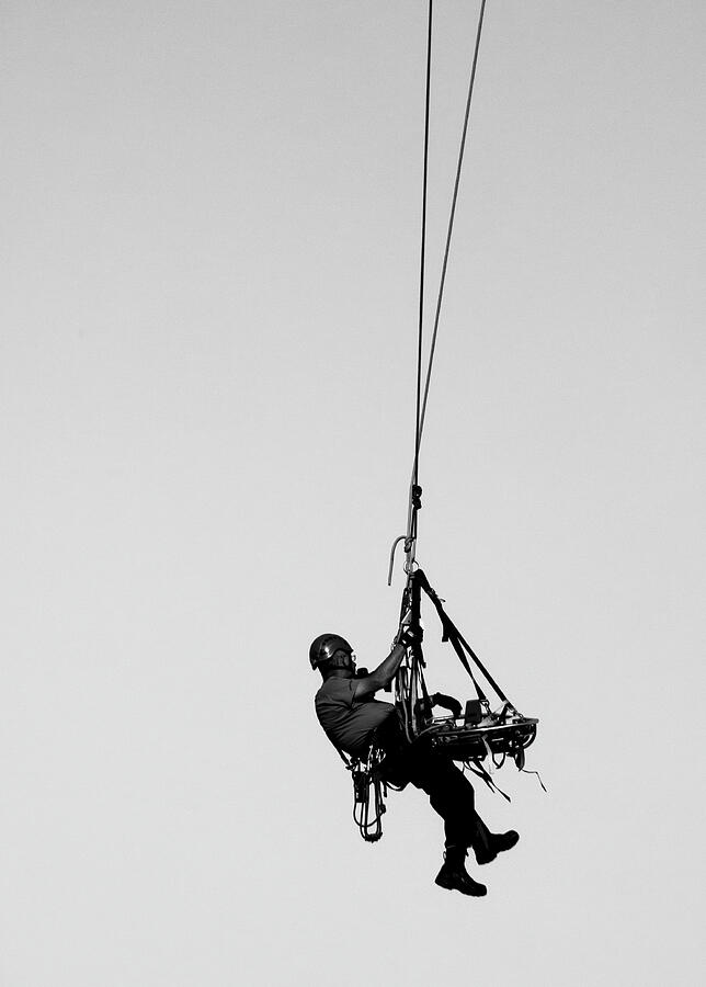 Technical Rescue Demonstration Photograph by Steven Ralser