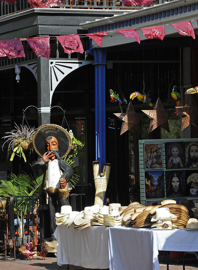 San Antonio El Mercado Scene Photograph by Steven Sparks