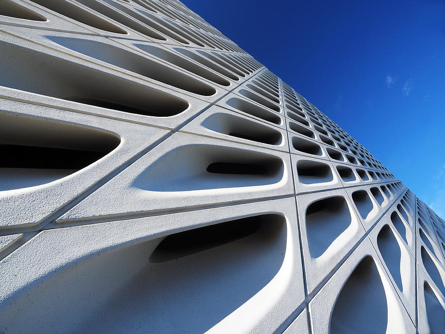 Futuristic Architectural Facade Photograph - The Broad by Joe Schofield