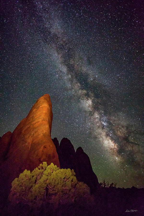 The Fins at Sand Dune Arch Photograph by Dan Norris
