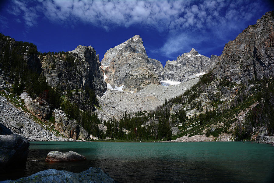 The Grand and Mount Owen from Delta Lake Photograph by Raymond Salani III