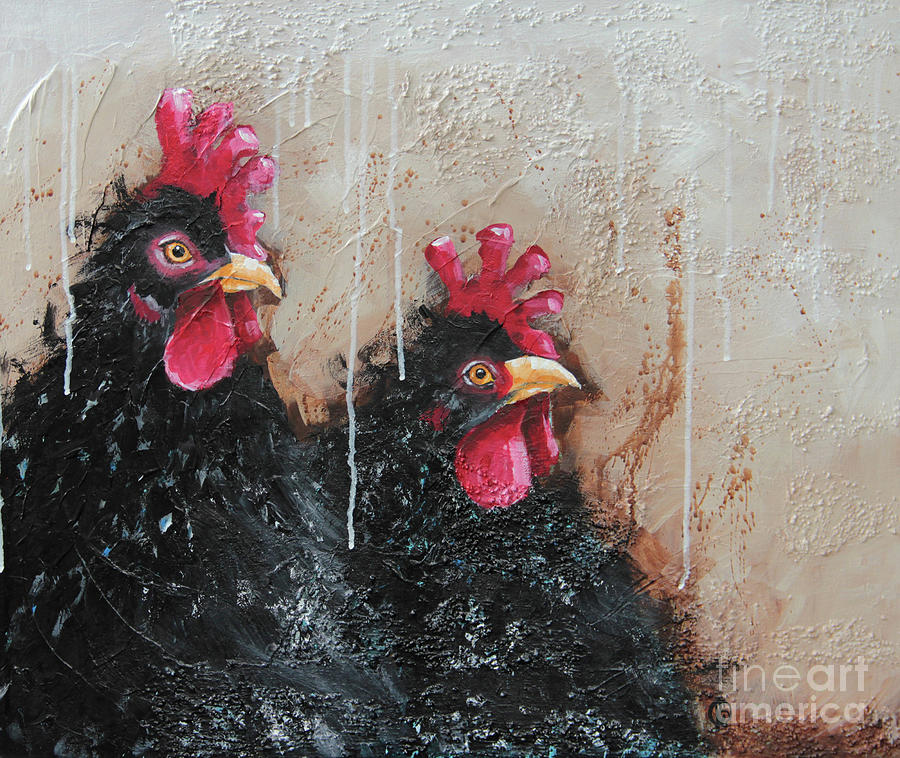 The Great Aunts Painting by Lucia Stewart