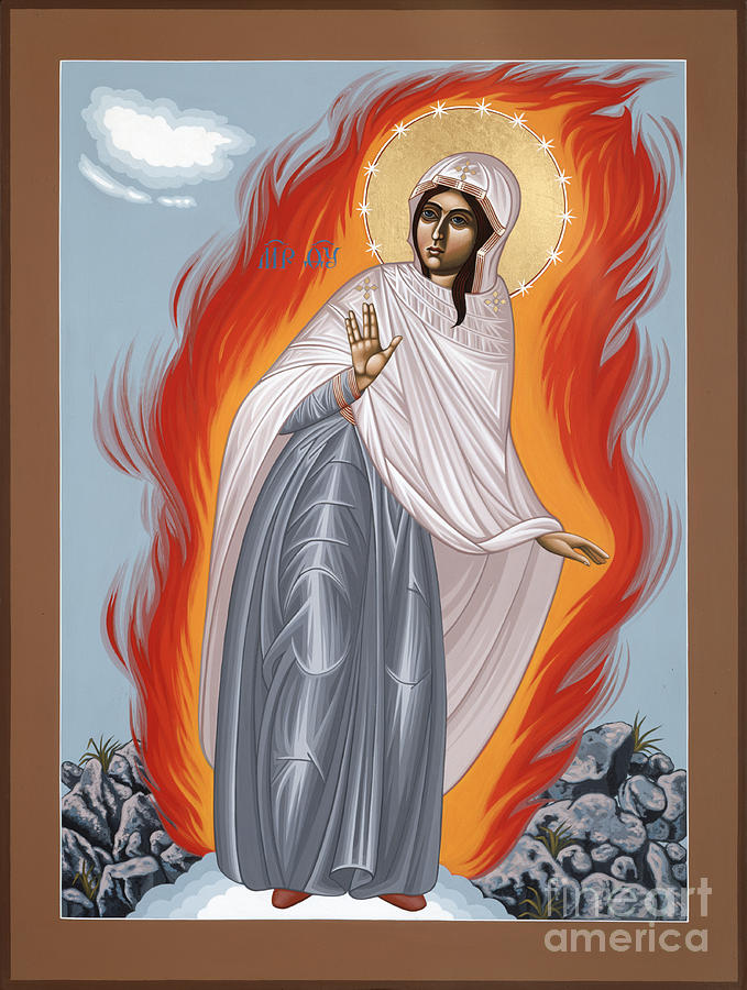 The Mother of God of Medjugorgie 084 Painting by William Hart McNichols