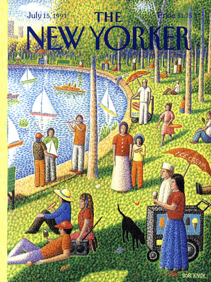 美品　希少 The Kaldewey Press New York 洋書 The New Yorker July 15th, 1991 by Bob Knox