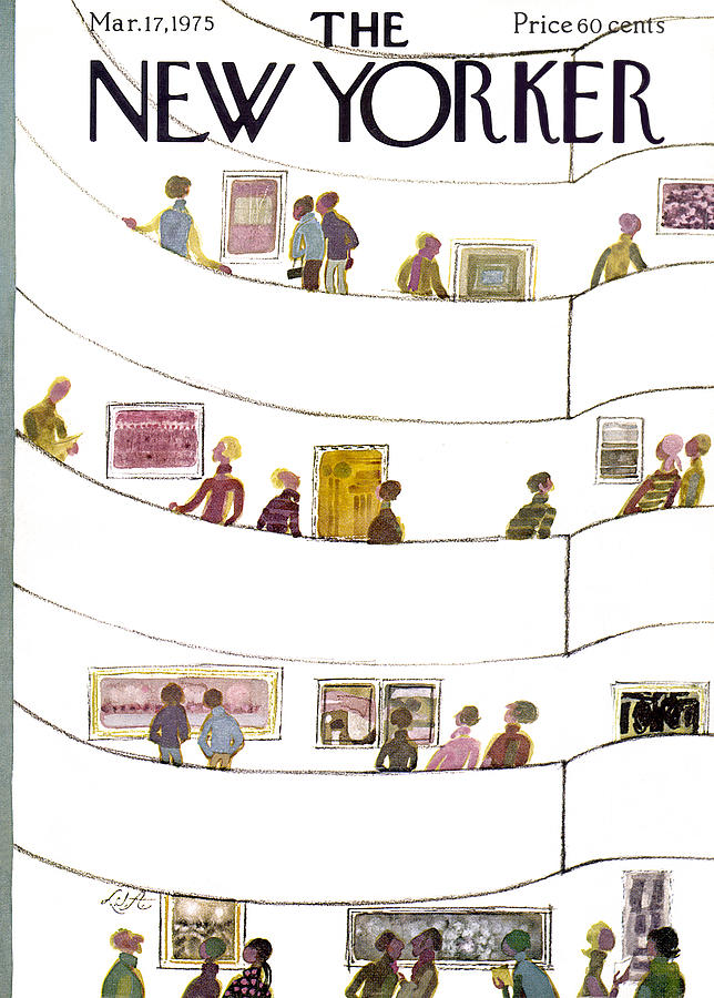 New Yorker Magazine Cover, 1975 Photograph - The New Yorker Cover - March 17th, 1975 by Laura Jean Allen