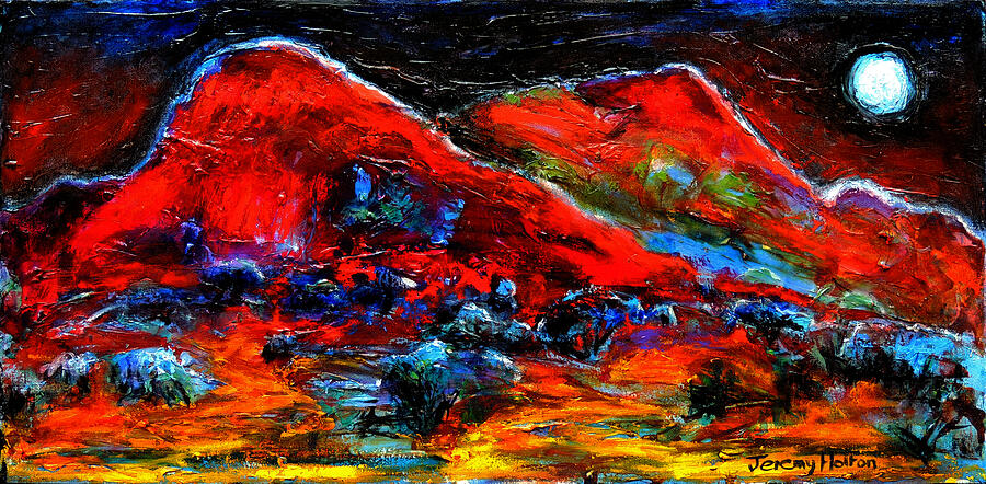 The sound of the night Painting by Jeremy Holton