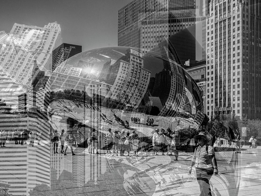 The Tourists - Chicago Photograph by Shankar Adiseshan