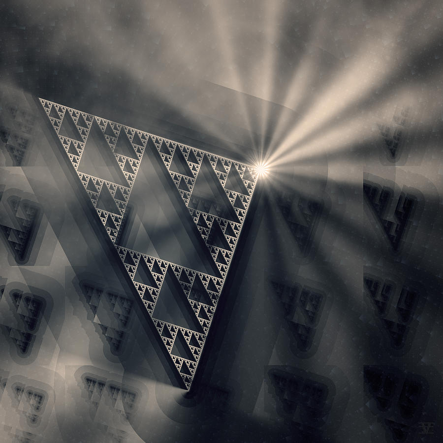 Three to the N Digital Art by Vic Eberly