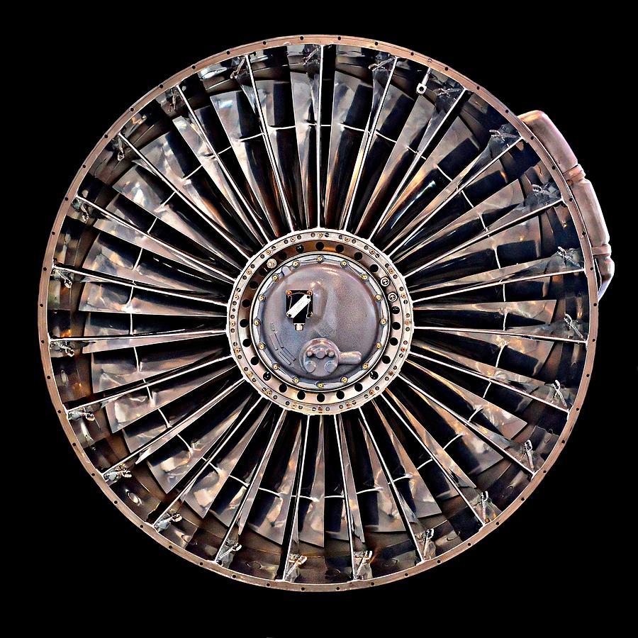 Pratt and Whitney Turbofan Photograph by KJ Swan