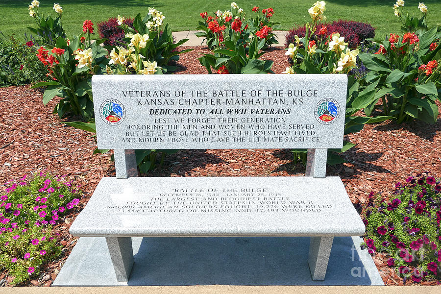 Veterans Bench Veterans Bench, Eisenhower Museum And Library by Catherine Sherman ...