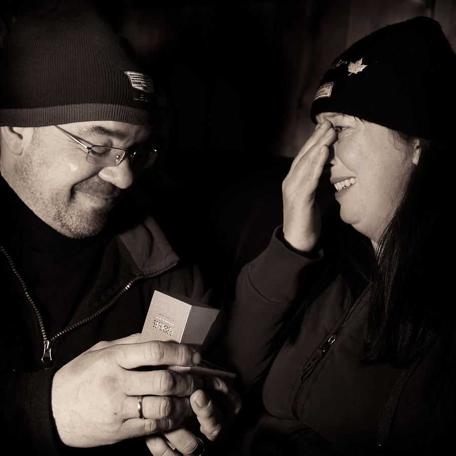 Will you marry me? Photograph by Al Poullis