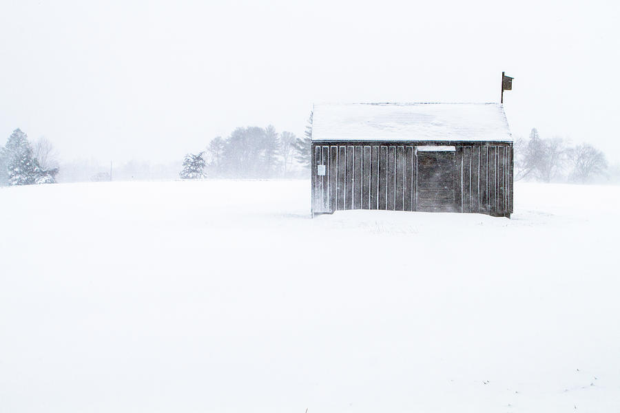 Winter Barn II Photograph by Steven David Roberts