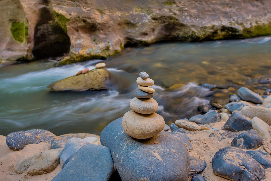 Zion Cairn Photograph by Adam Mateo Fierro