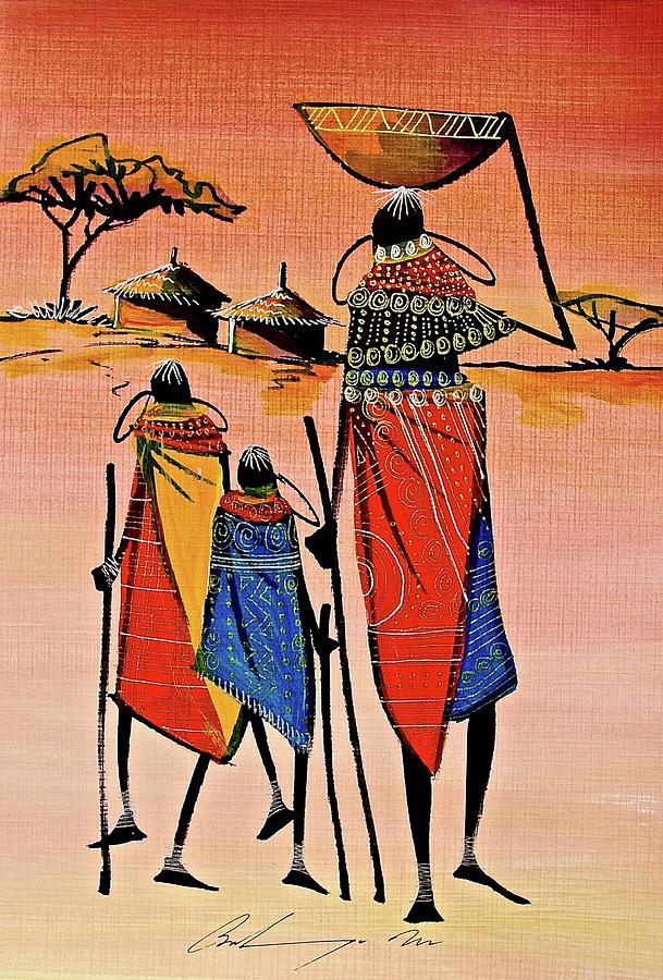 B-305 #1 Painting by Martin Bulinya