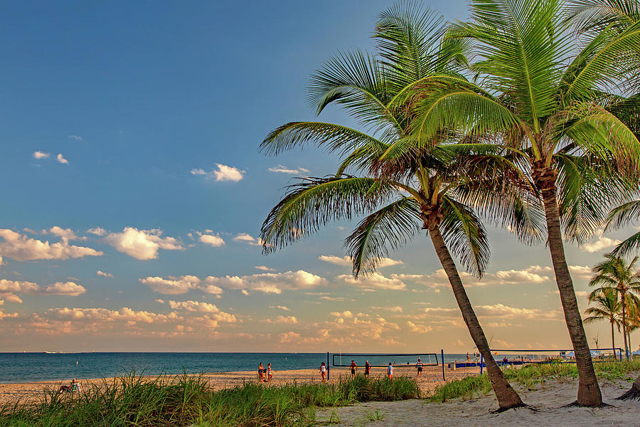 Beach, Fort Lauderdale, Florida #1 Digital Art by Lumiere