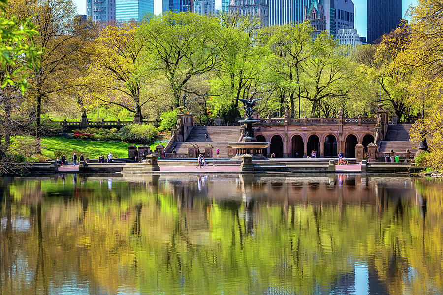 Bethesda Terrace, Central Park Nyc #1 Digital Art by Lumiere
