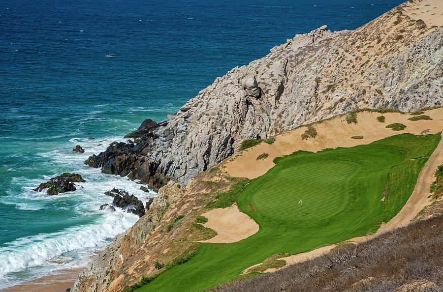 Quivira Golf Course by the Ocean Digital Art - Cabo San Lucas, Quivira Golf Course #1 by Hans Peter Huber