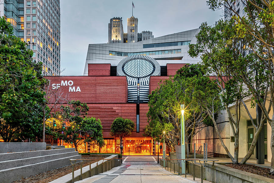 California, San Francisco, San Francisco Museum Of Modern Art, Sfmoma #1 Digital Art by Claudia Uripos