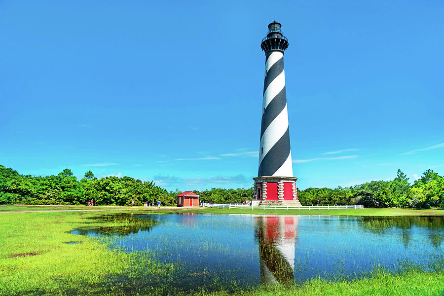 Cape Hatteras Light, Outer Banks, Nc #1 Digital Art by Laura Zeid