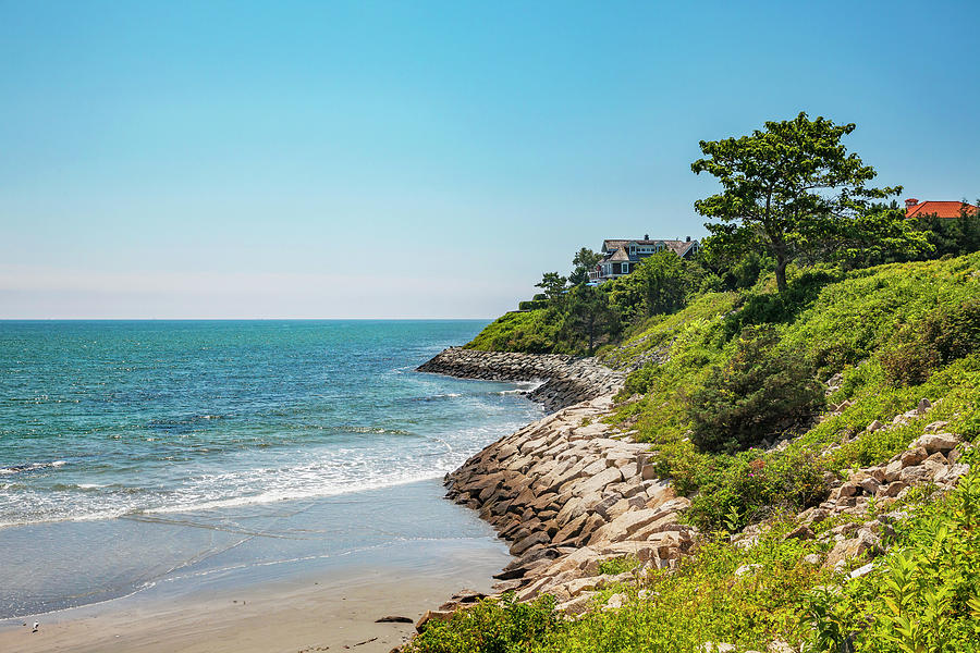 Cliff Walk, Newport, Ri #1 Digital Art by Lumiere