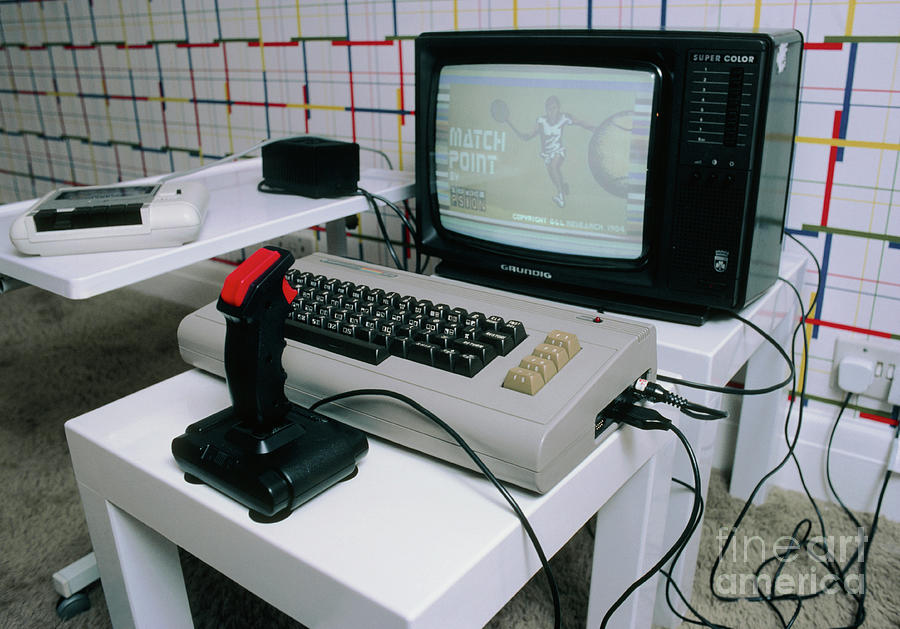 Scientist Retro Computer Game Computer Game #1 by Dr Harold Rose / Science Photo Library