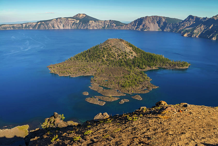 Crater Lake, Oregon #1 Digital Art by Joanne Montenegro