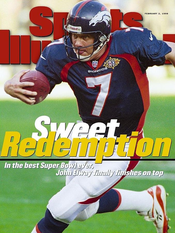 John Elway's Super Bowl Triumph Photograph - Denver Broncos Qb John Elway, Super Bowl Xxxii Sports Illustrated Cover #1 by Sports Illustrated