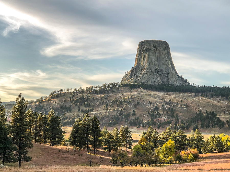 Devils Tower  #1 Photograph by Kevin Schwalbe