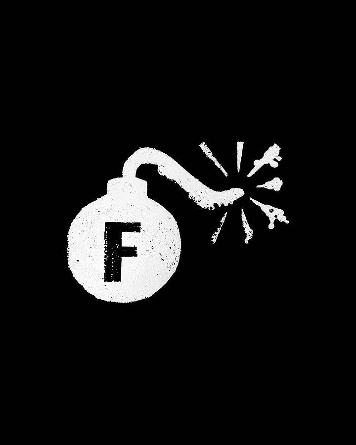 F Bomb #1 Digital Art by Flippin Sweet Gear