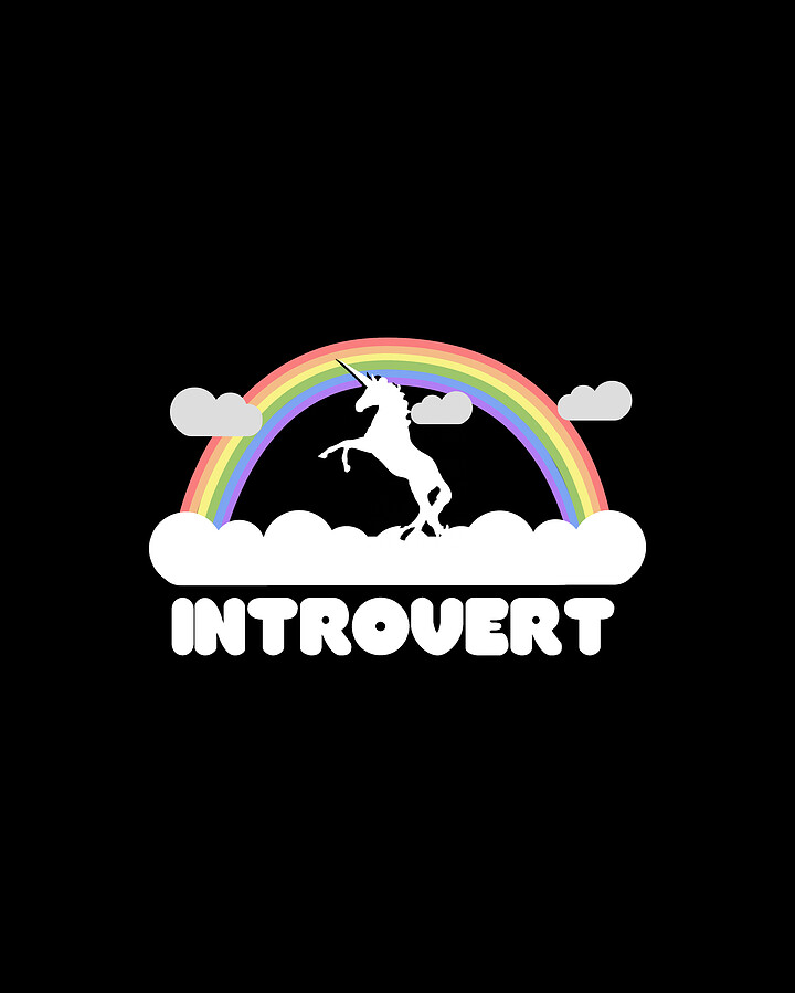 Introvert #1 Digital Art by Flippin Sweet Gear