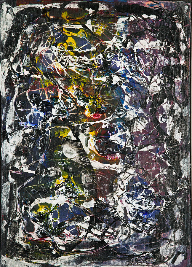 Iota #2 Abstract Painting by Sensory Art House