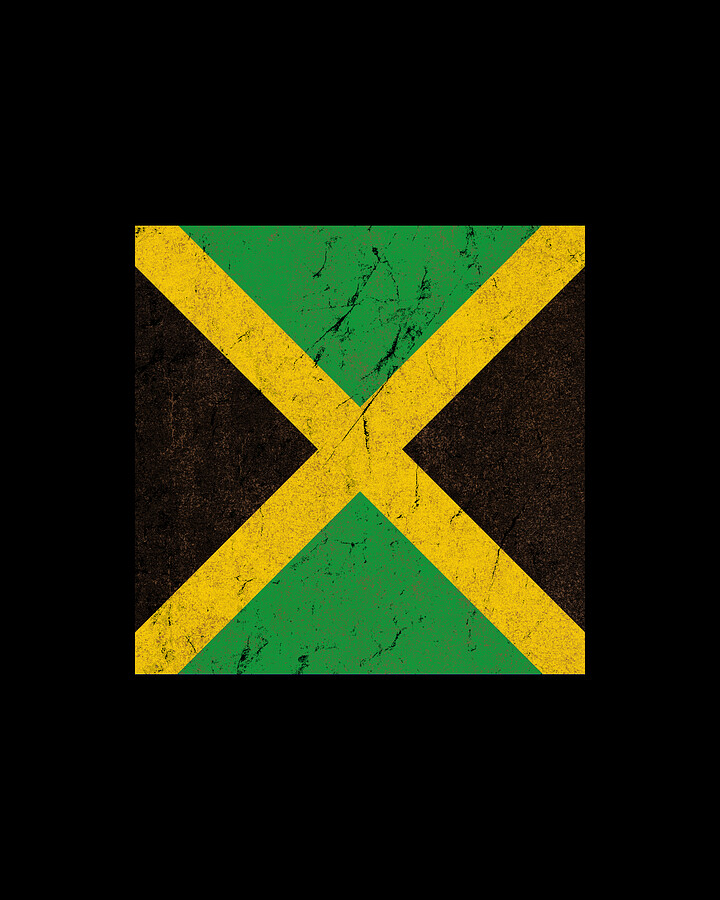Jamaica Flag #1 Digital Art by Flippin Sweet Gear
